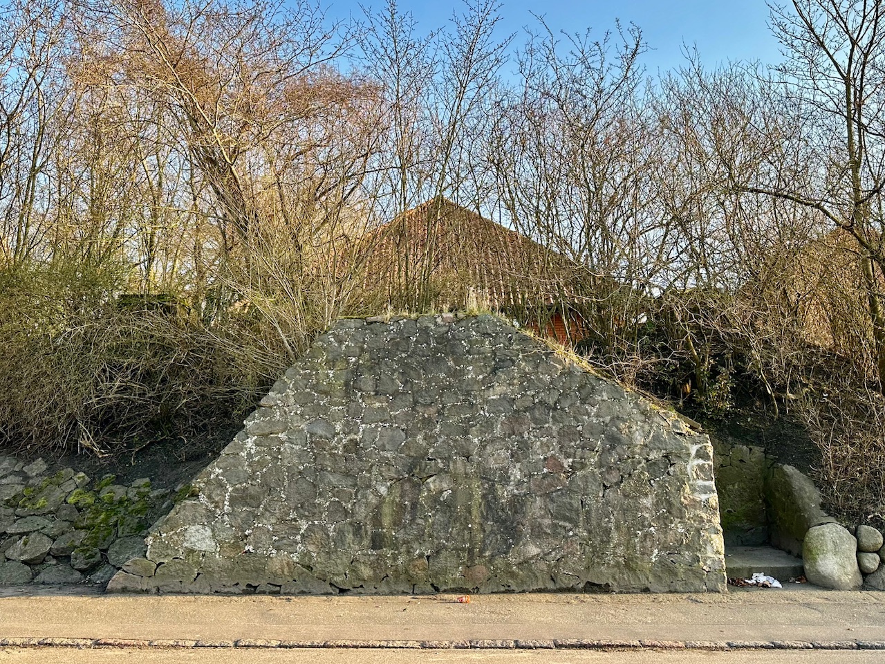 Type I bunker med to rum, og plads til 100 personer. Indgang, Oehlenschlægersgade 1, 4200 Slagelse