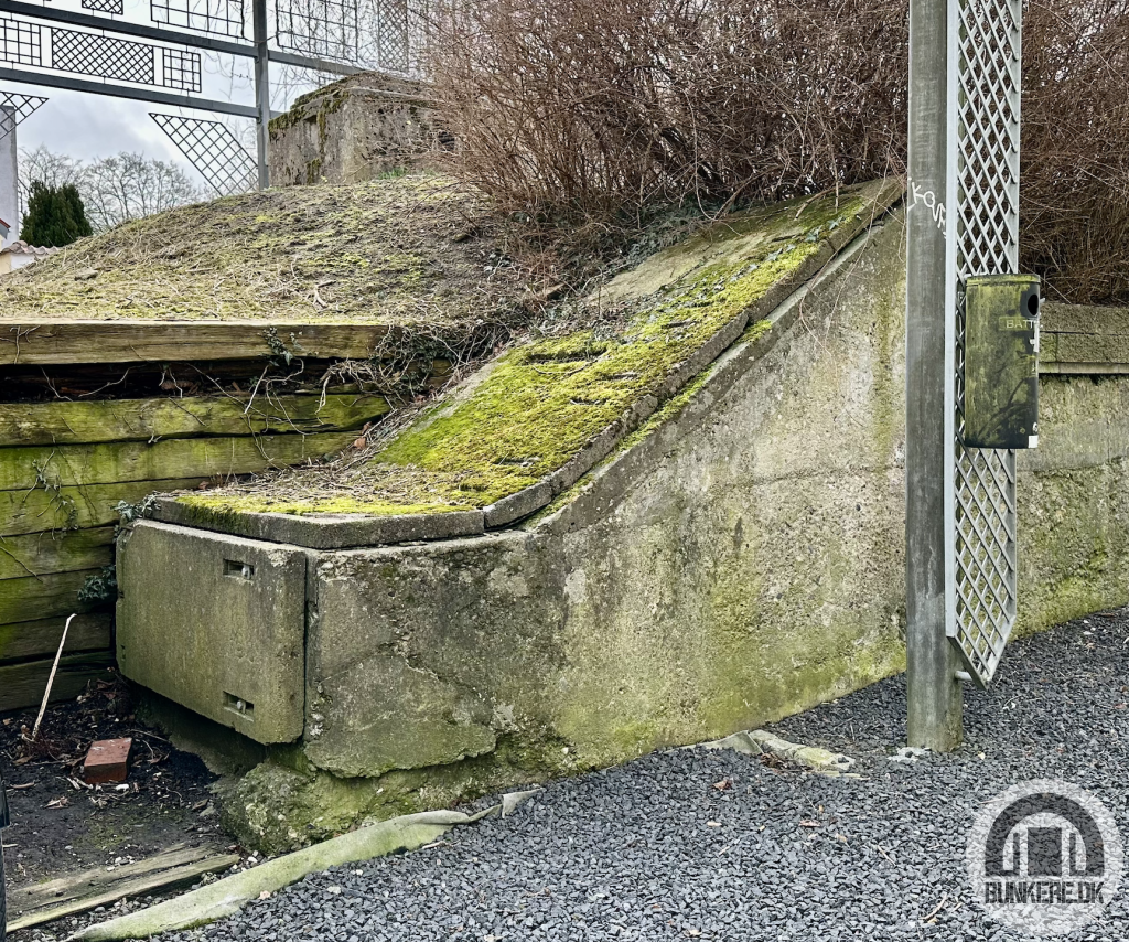 Type I bunker med plads til 50 civile. Valdemarsgade 13, 4200 Slagelse